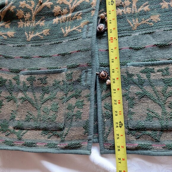 Vintage Flashback Women’s Tree Patterned Long Sleeve Jacket/Coat, Size M - Picture 10 of 11